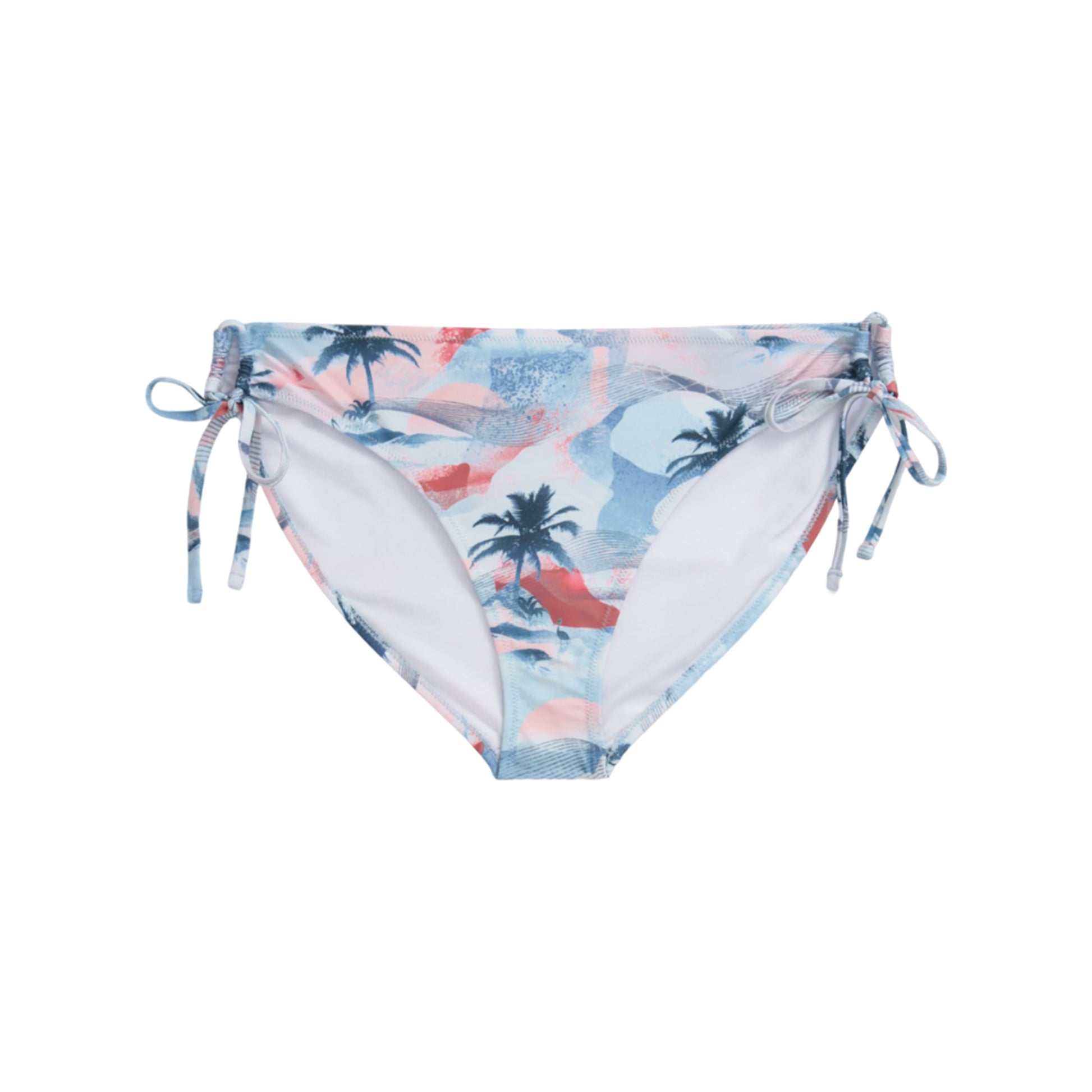 Pale Blue - Front - Animal Womens-Ladies Iona Recycled Side Tie Bikini Bottoms