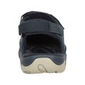 Navy - Back - Mountain Warehouse Womens-Ladies Sussex Wolverine Suede Covered Sandals