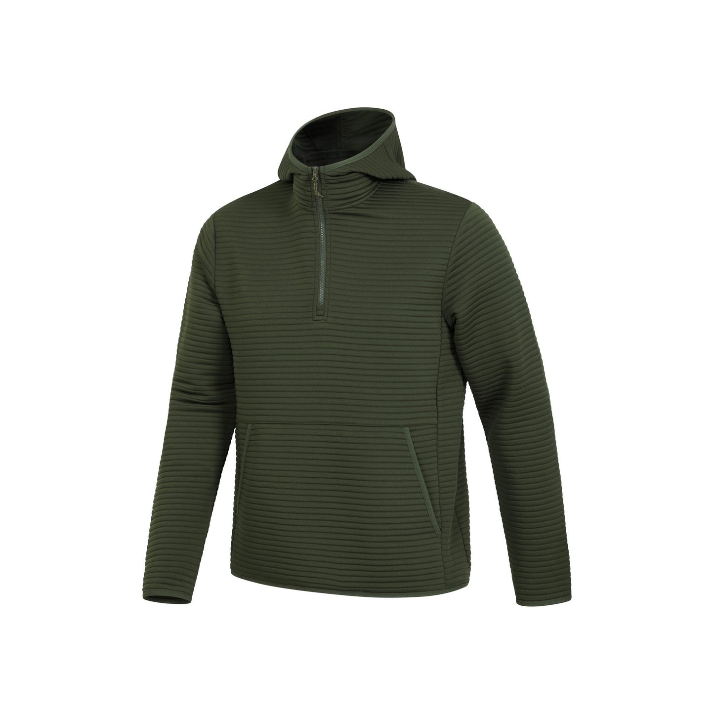 Khaki Green - Lifestyle - Mountain Warehouse Mens Birch Fleece Hoodie