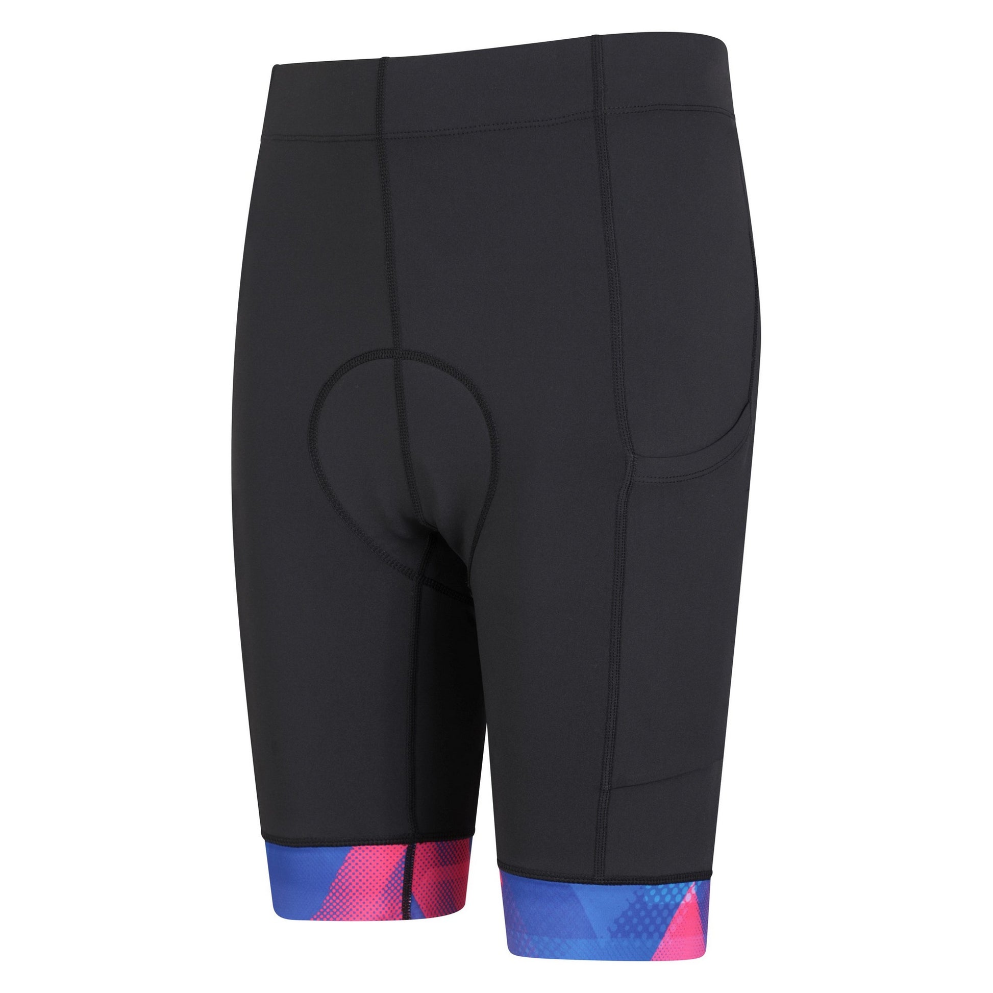 Black - Lifestyle - Mountain Warehouse Womens-Ladies Chase Printed Cycling Shorts