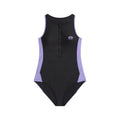 Black - Front - Animal Womens-Ladies Margot Recycled Polyester One Piece Swimsuit