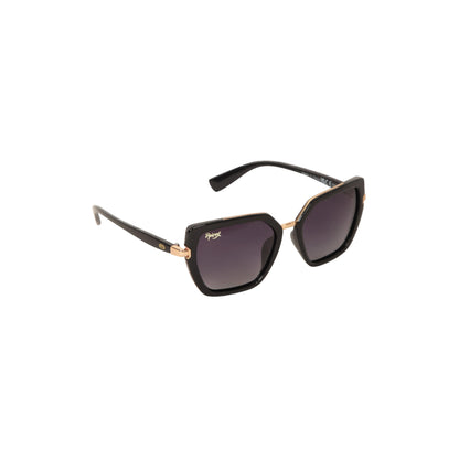 Black - Side - Animal Womens-Ladies Olive Recycled Polarised Sunglasses