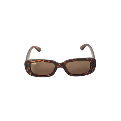 Tan - Front - Animal Womens-Ladies Wren Recycled Polarised Sunglasses