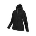 Black - Side - Mountain Warehouse Womens-Ladies Rook Waterproof Jacket