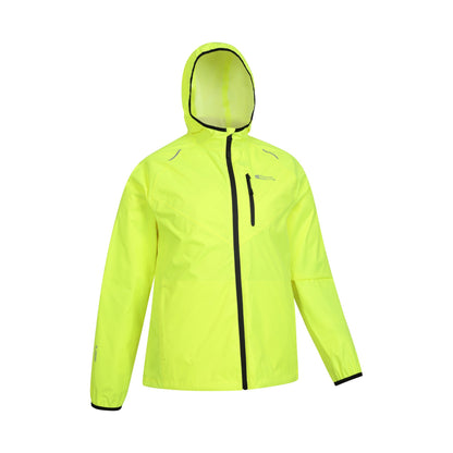 Bright Yellow - Lifestyle - Mountain Warehouse Mens Cadence Active Waterproof Jacket