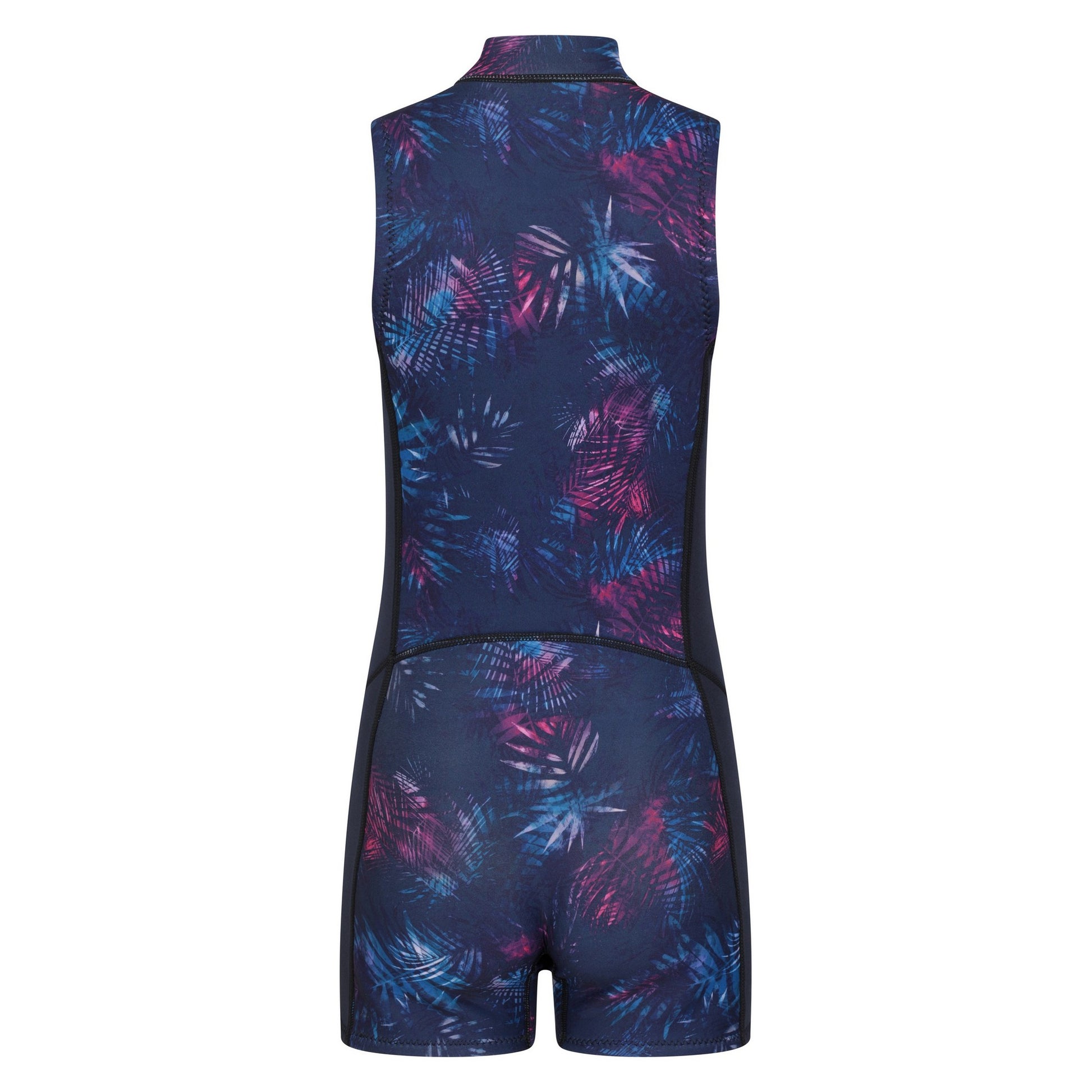 Navy - Back - Mountain Warehouse Womens-Ladies Shorty Sleeveless Wetsuit