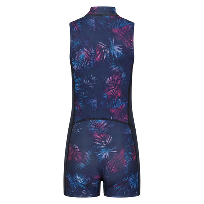 Navy - Back - Mountain Warehouse Womens-Ladies Shorty Sleeveless Wetsuit
