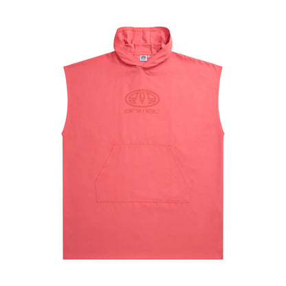 Coral - Front - Animal Mens Mika Microfibre Towelling Poncho