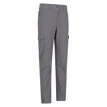 Grey - Side - Mountain Warehouse Womens-Ladies Conniston Cargo Trousers