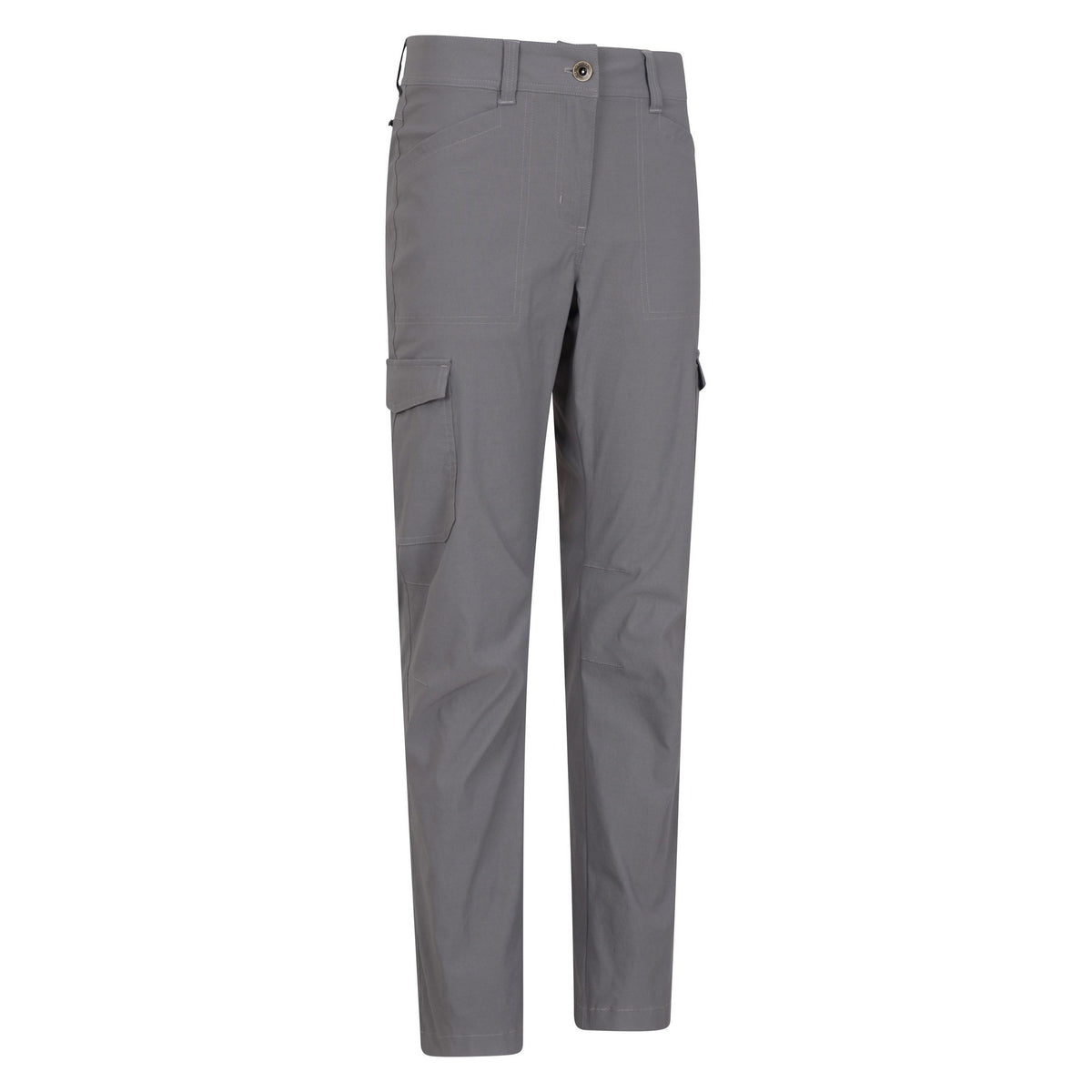 Grey - Side - Mountain Warehouse Womens-Ladies Conniston Cargo Trousers