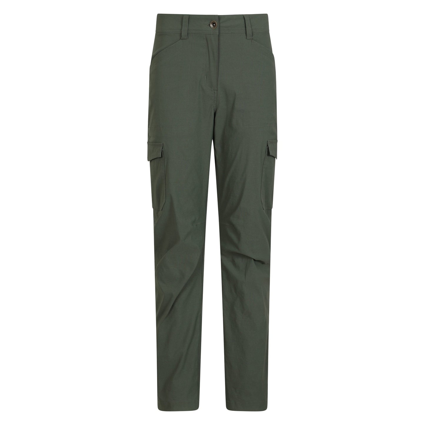 Khaki Green - Front - Mountain Warehouse Womens-Ladies Conniston Cargo Trousers