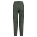 Khaki Green - Back - Mountain Warehouse Womens-Ladies Conniston Cargo Trousers