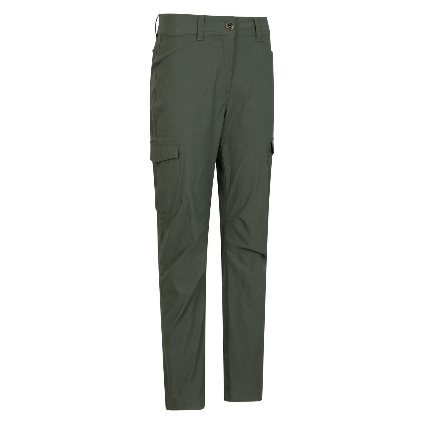 Khaki Green - Side - Mountain Warehouse Womens-Ladies Conniston Cargo Trousers