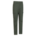 Khaki Green - Side - Mountain Warehouse Womens-Ladies Conniston Cargo Trousers