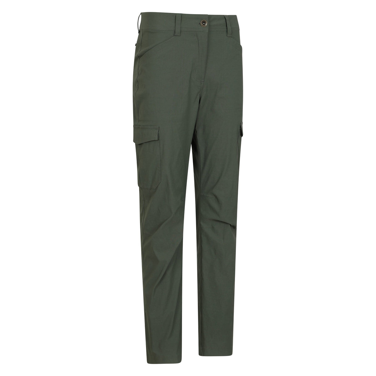 Khaki Green - Side - Mountain Warehouse Womens-Ladies Conniston Cargo Trousers