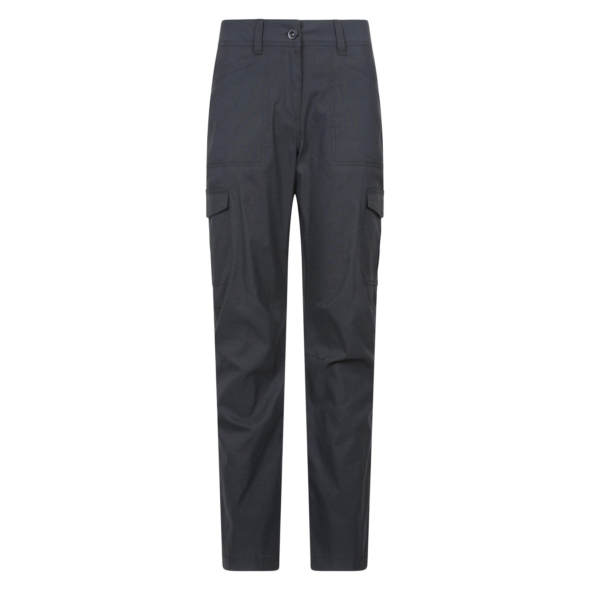 Black - Front - Mountain Warehouse Womens-Ladies Conniston Cargo Trousers