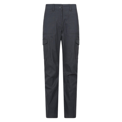 Black - Front - Mountain Warehouse Womens-Ladies Conniston Cargo Trousers