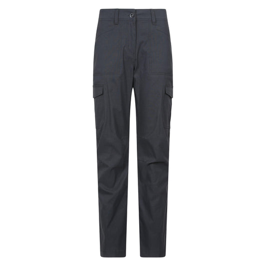 Black - Front - Mountain Warehouse Womens-Ladies Conniston Cargo Trousers