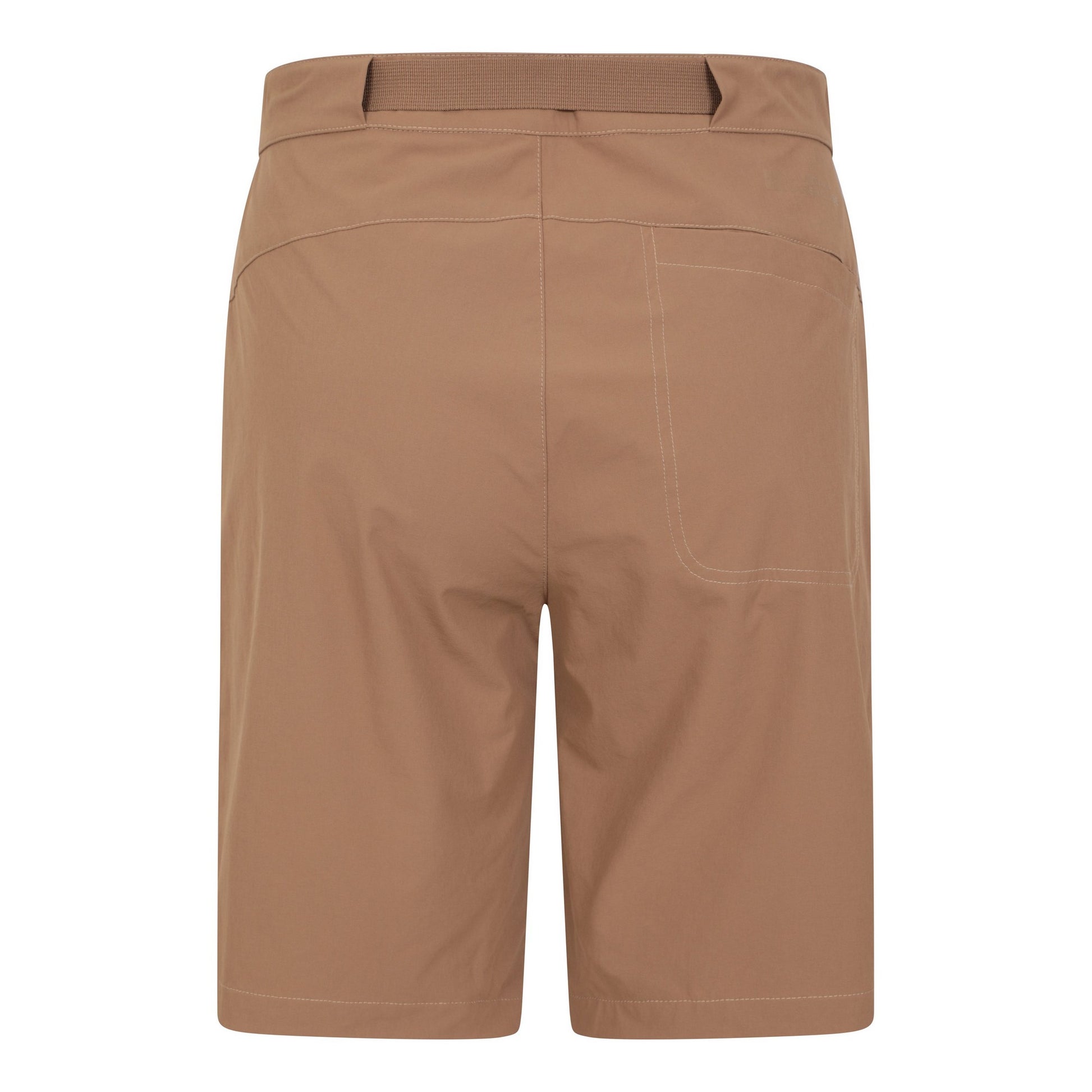 Dark Beige - Back - Mountain Warehouse Mens Grassland Belted Shorts