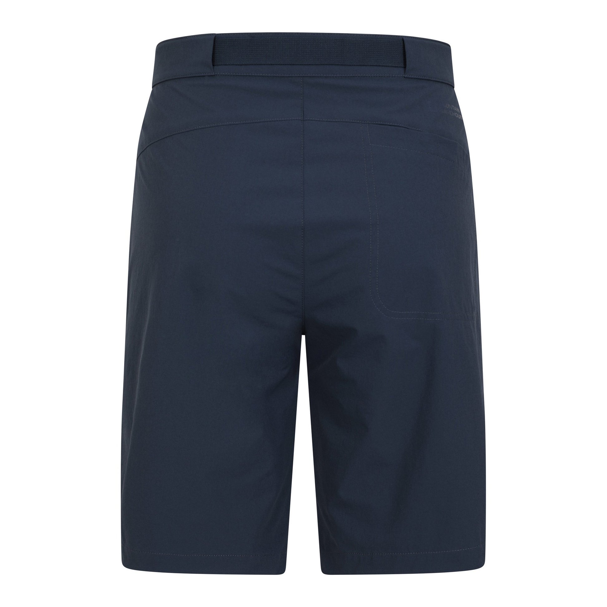 Navy - Back - Mountain Warehouse Mens Grassland Belted Shorts