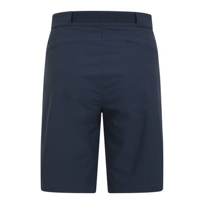 Navy - Back - Mountain Warehouse Mens Grassland Belted Shorts