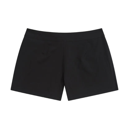 Jet Black - Back - Animal Womens-Ladies Aurora Swim Shorts