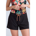 Black - Front - Animal Womens-Ladies Aurora Swim Shorts