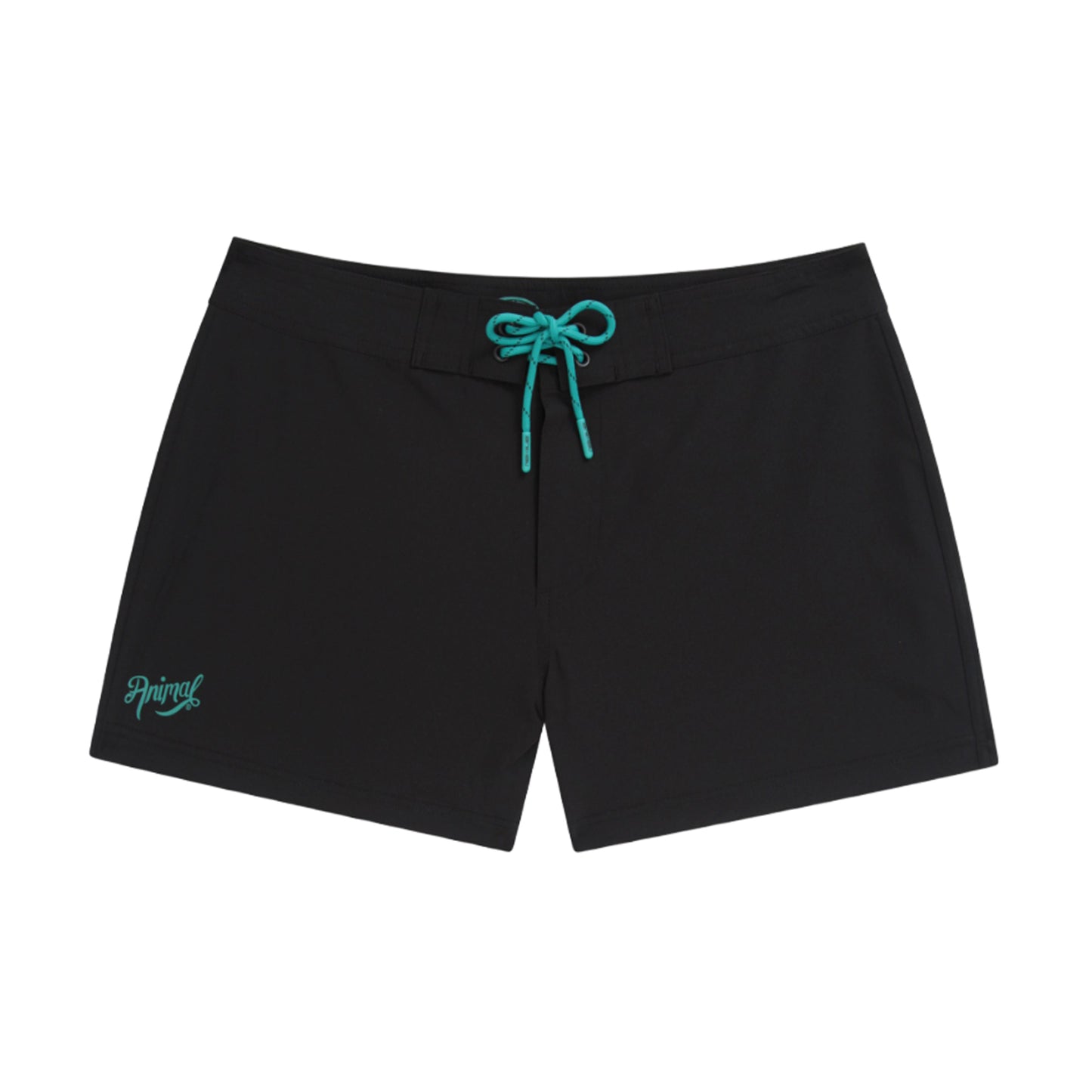 Jet Black - Front - Animal Womens-Ladies Aurora Swim Shorts