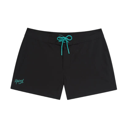 Jet Black - Front - Animal Womens-Ladies Aurora Swim Shorts