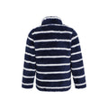 Navy - Back - Mountain Warehouse Childrens-Kids Nessy Borg Half Zip Fleece