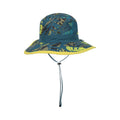 Petrol - Back - Mountain Warehouse Childrens-Kids Printed Water Resistant Sun Hat