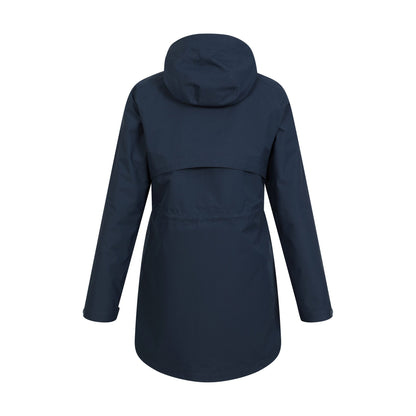 Navy - Back - Mountain Warehouse Womens-Ladies Solstice Extreme 2.5 Layer Waterproof Jacket