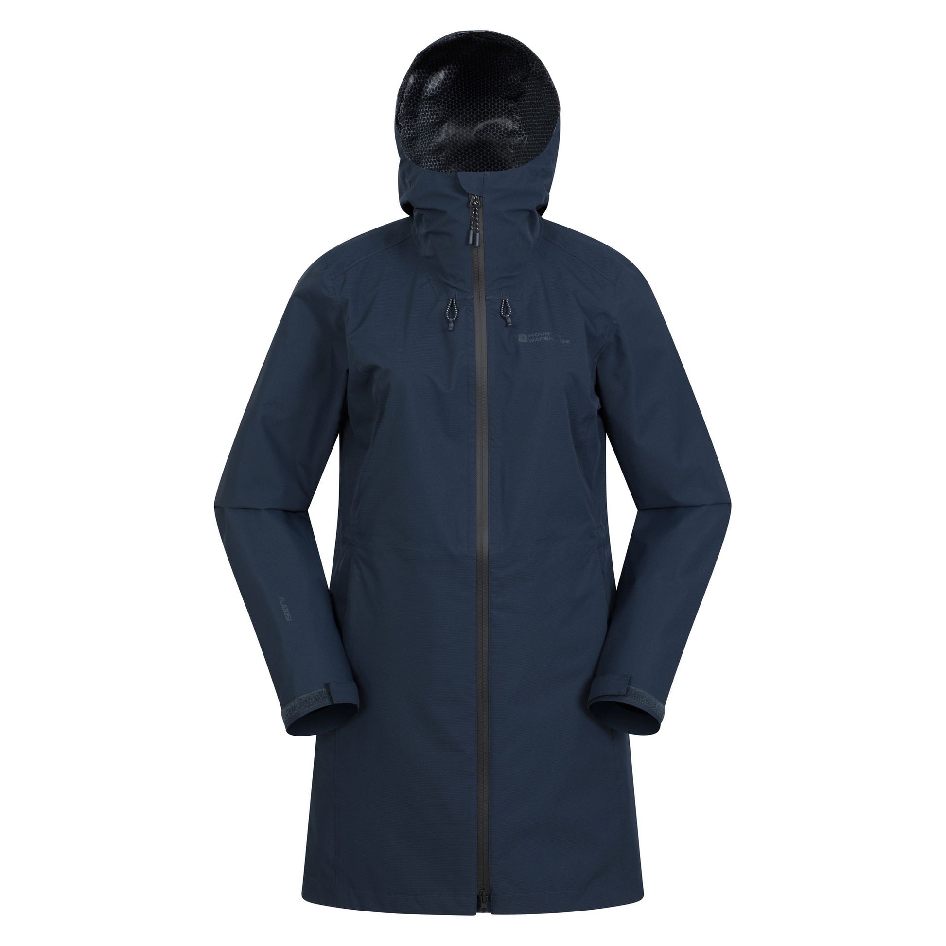Navy - Front - Mountain Warehouse Womens-Ladies Solstice Extreme 2.5 Layer Waterproof Jacket