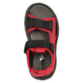 Black - Pack Shot - Mountain Warehouse Childrens-Kids Seacoast Sandals