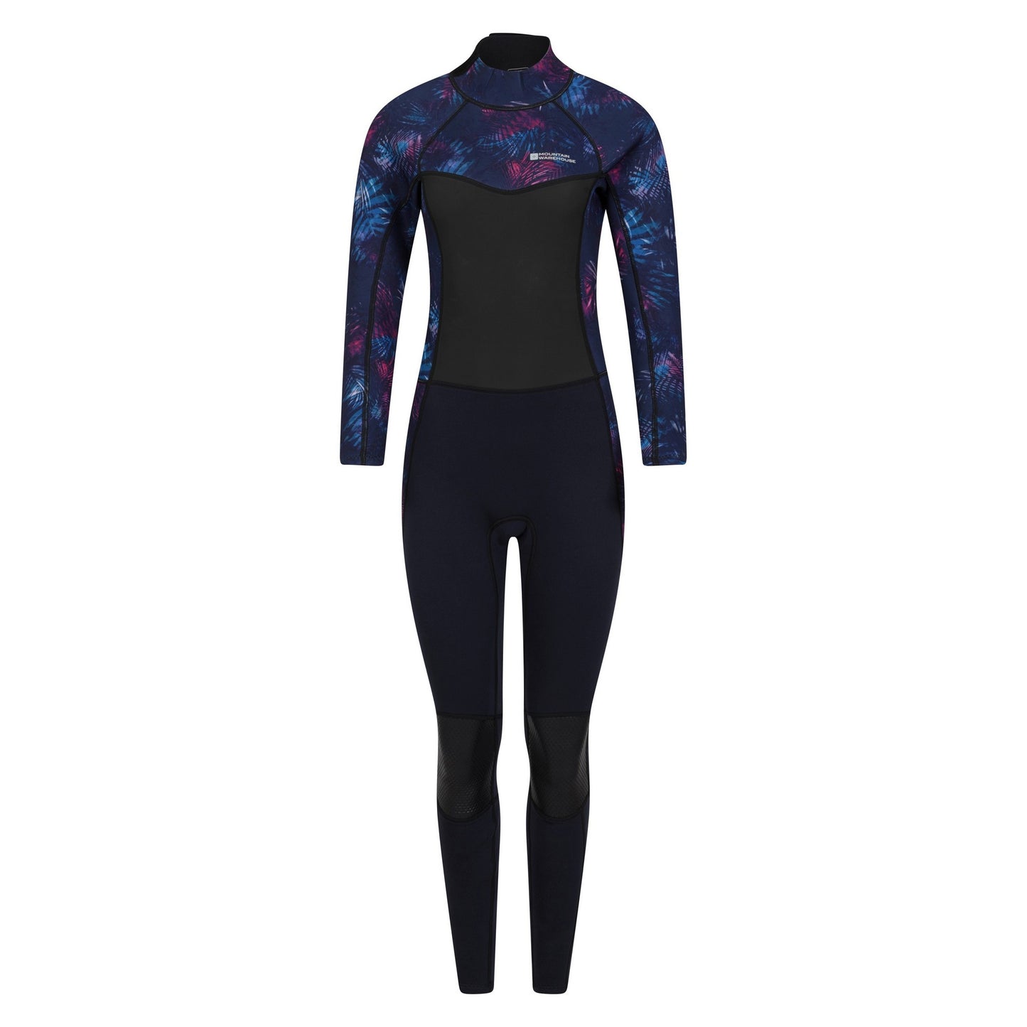 Navy - Front - Mountain Warehouse Womens-Ladies Atlantis Long-Sleeved Full Wetsuit