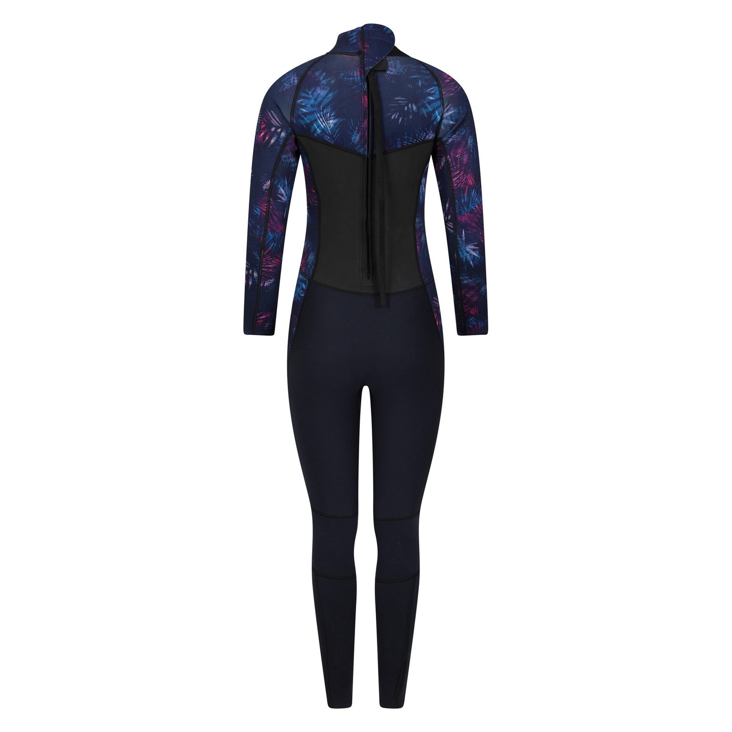Navy - Back - Mountain Warehouse Womens-Ladies Atlantis Long-Sleeved Full Wetsuit