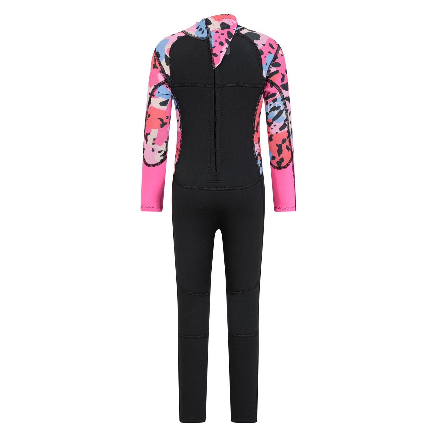Green - Back - Mountain Warehouse Childrens-Kids Printed Full Wetsuit