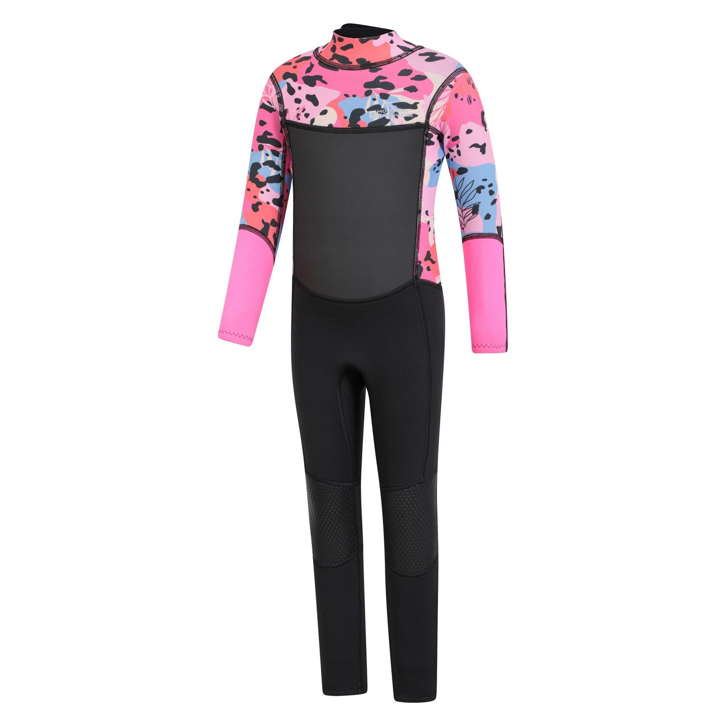 Green - Side - Mountain Warehouse Childrens-Kids Printed Full Wetsuit