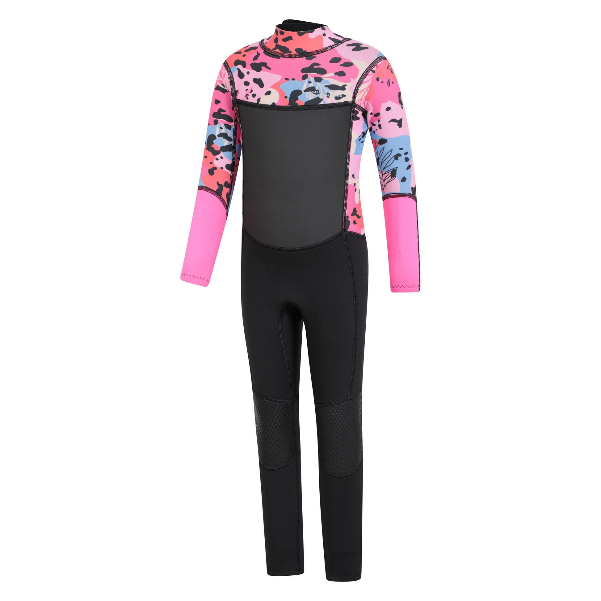 Green - Side - Mountain Warehouse Childrens-Kids Printed Full Wetsuit