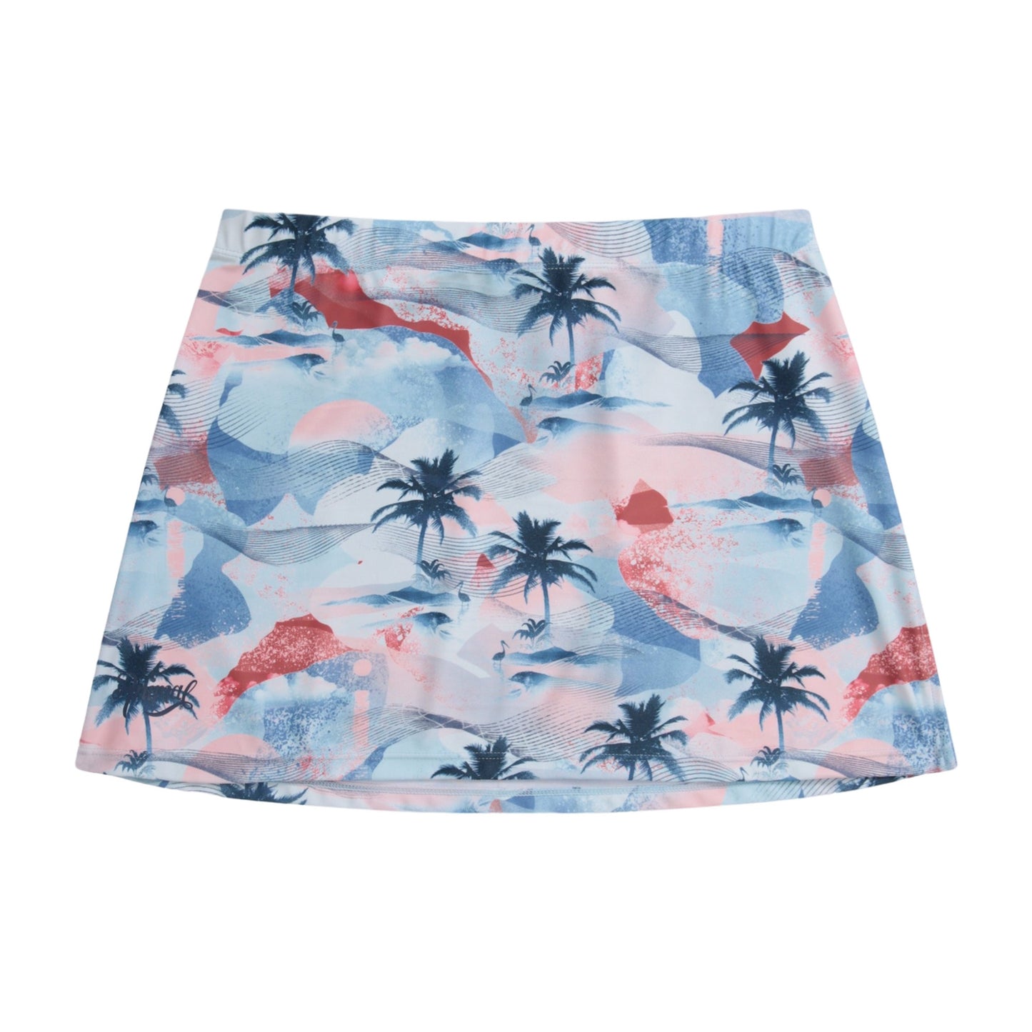 Pale Blue - Back - Animal Womens-Ladies Atlantic Surf Skirt