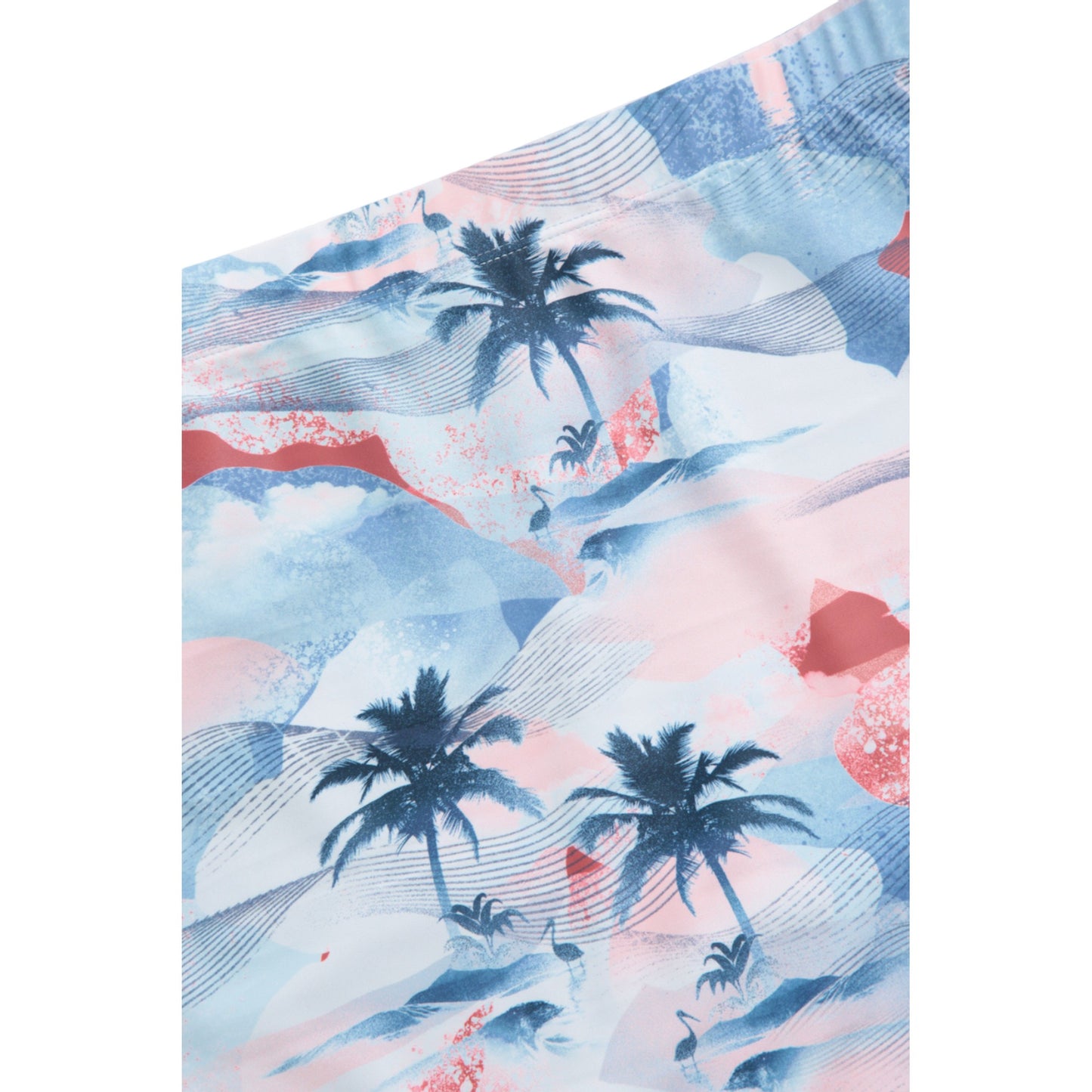 Pale Blue - Side - Animal Womens-Ladies Atlantic Surf Skirt