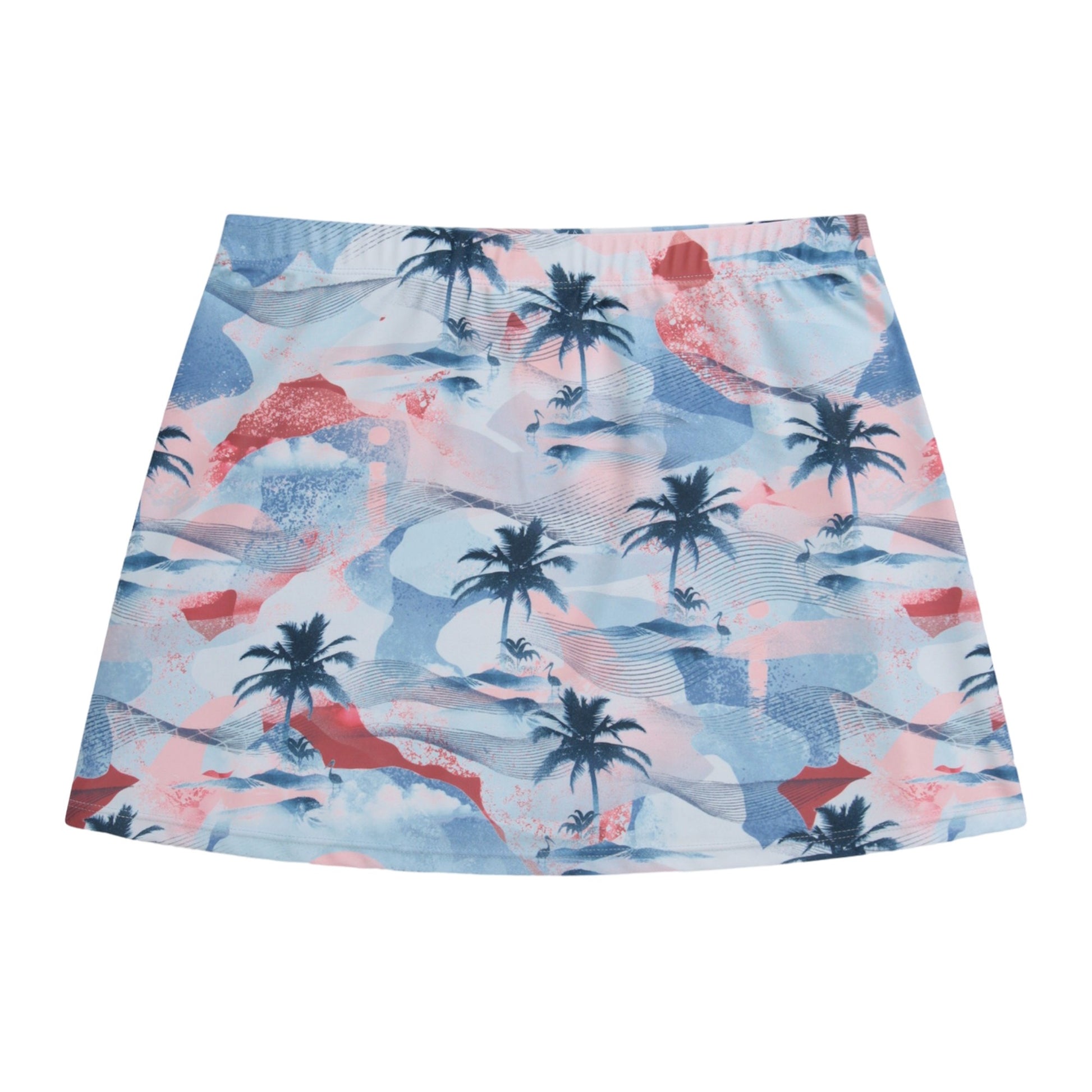 Pale Blue - Front - Animal Womens-Ladies Atlantic Surf Skirt