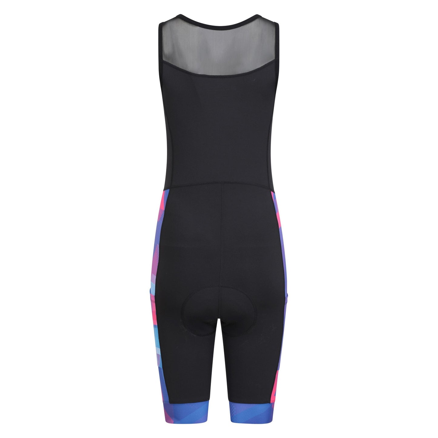 Black - Back - Mountain Warehouse Womens-Ladies Chase Cycling Bib Shorts
