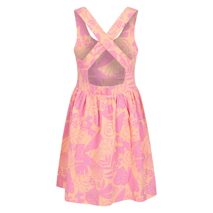 Orange - Back - Mountain Warehouse Girls Lana Organic Dress