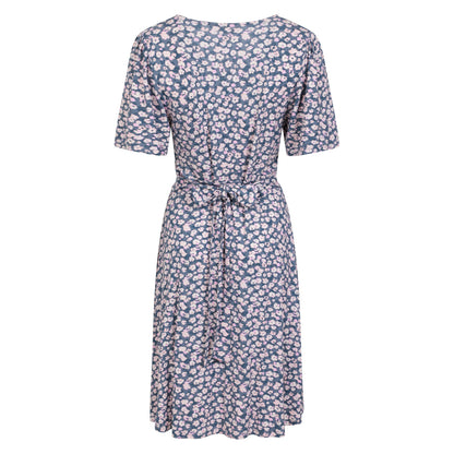 Grey - Back - Mountain Warehouse Womens-Ladies Como Floral Dress
