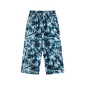 Blue - Front - Animal Womens-Ladies Tassia Recycled Tie Dye Cropped Trousers