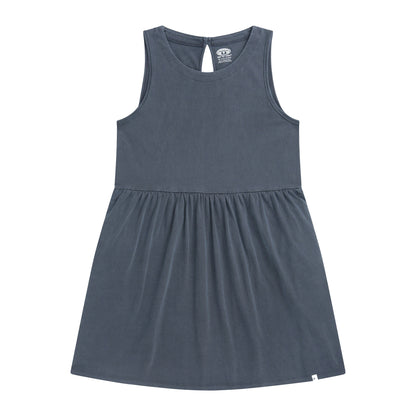 Navy - Front - Animal Womens-Ladies Jersey Organic Beach Dress