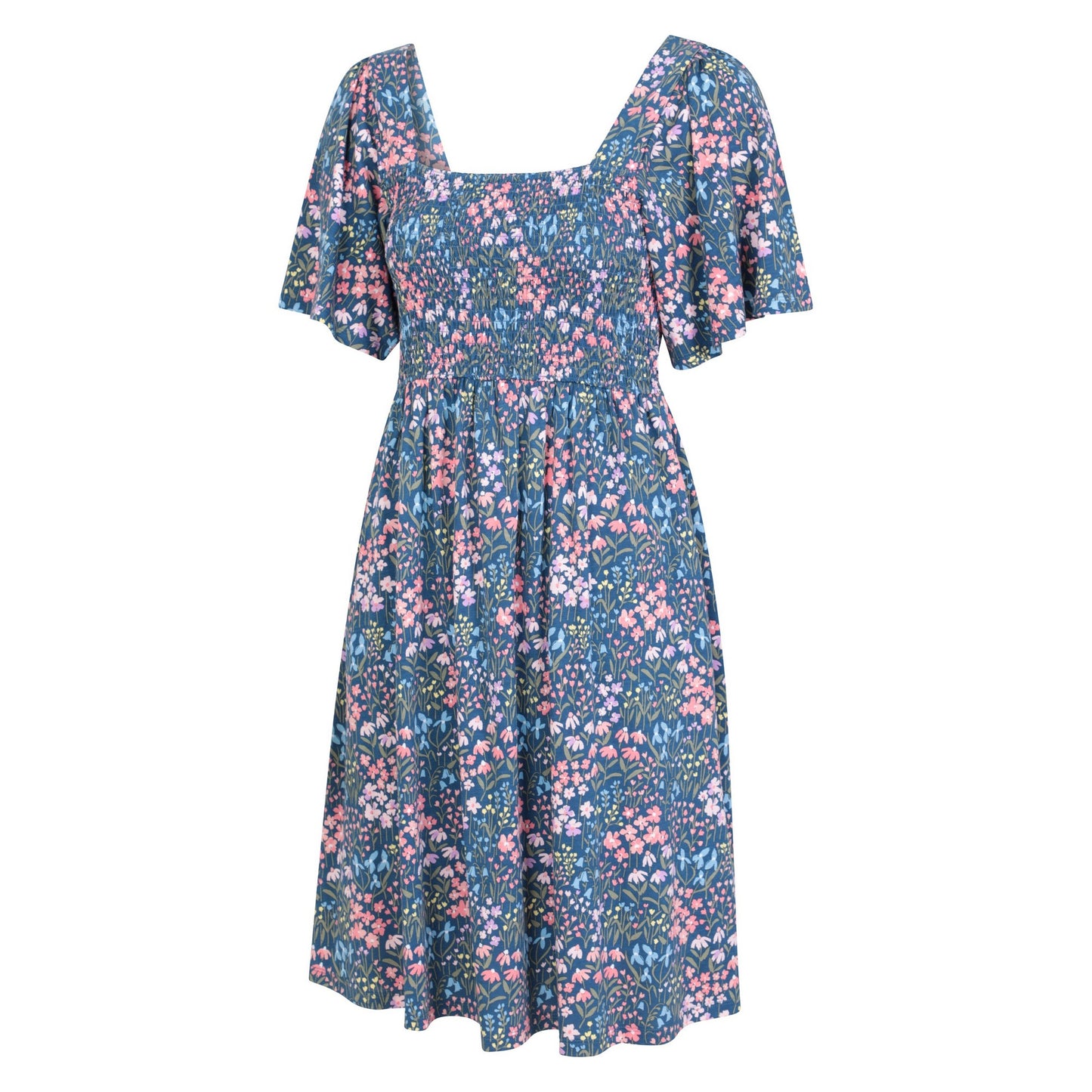 Mixed - Side - Mountain Warehouse Womens-Ladies Hydra Shirred Dress