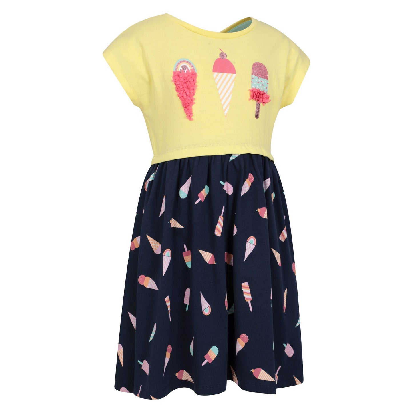 Mustard - Lifestyle - Mountain Warehouse Girls Poppy Ice Cream Dress