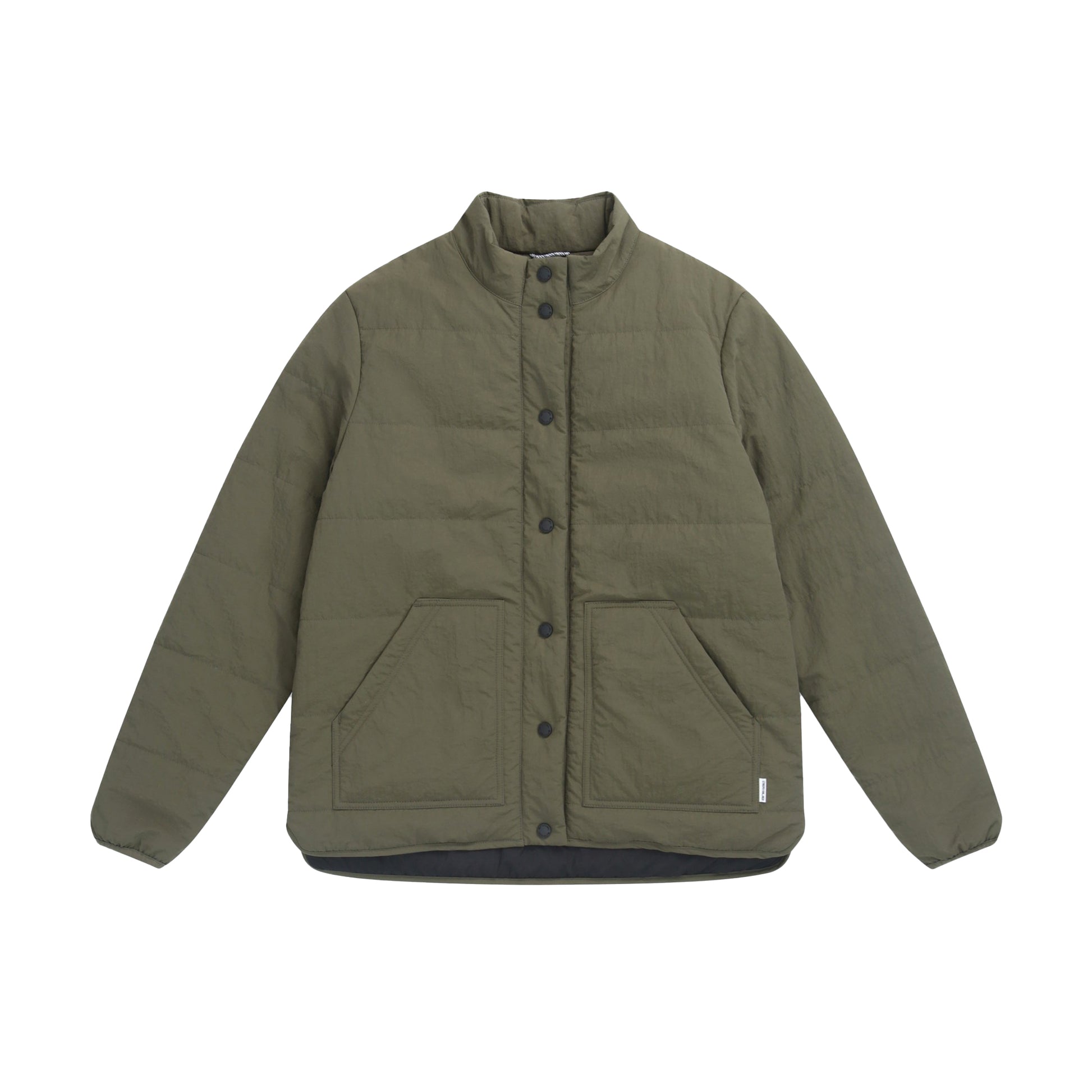 Green - Front - Animal Womens-Ladies Dune Quilted Padded Jacket